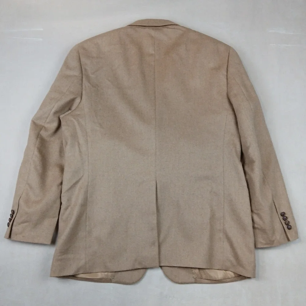 Tasso Elba Lanificio Campore 44R Mens Sport Coat‎ Jacket Blazer Camel Hair